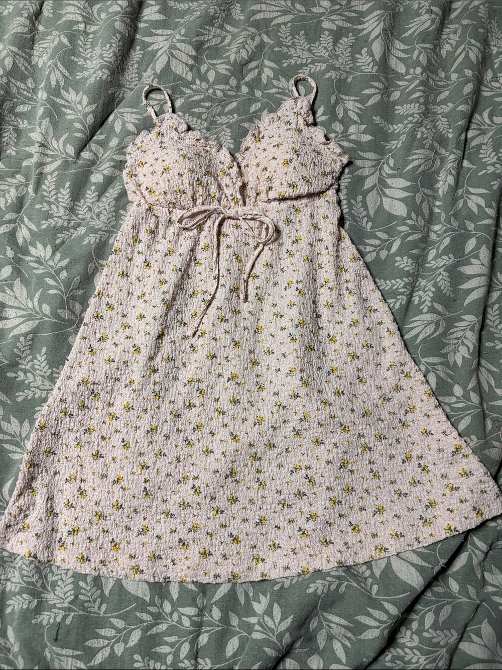 NOBO Pale Pink Floral Sundress with Yellow Accents